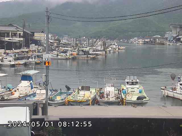 兵庫県の海ライブカメラ｢室津漁港 室津センター｣のライブ画像